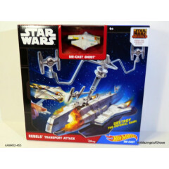 Hot Wheels Star Wars Rebels Transport Attack Play Set NEW w/ Ghost ship