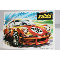 Solido 1974 Factory Catalog of Models