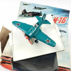Vintage MADE IN USSR 1:72 Metal Plane Model I-16 Polikarpov RARE! WW2