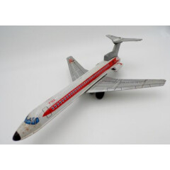Vintage Kyowa Japan Tin Litho Friction TWA Boeing 727 Jet Nomura 