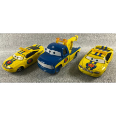 Disney Pixar Cars Piston Cup Charlie Checker Pace Car (2 Variants) & Tow Truck