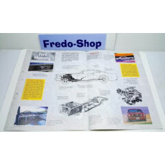 Technical intelligence sheet automobile-ford mustang 1964 1966-card auto 