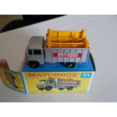 1969 Matchbox Scaffolding Truck Original Box #11