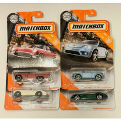 Lot of 4 Matchbox Cars 1:64 Diecast Assorted Convertibles