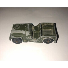 Vintage Tootsietoy Toy Diecast Car Green Army Jeep US Diecast Car Metal Kg