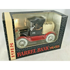  1918 Barrel Coin Bank V&S Variety Die Cast Ertl 1993 Vintage Boxed Near Mint 