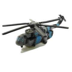Micro Machines Terror Troops Military Helicopter CH-54 Skycrane Blue Camo LGTI