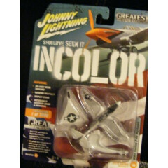 JOHNNY LIGHTNING IN COLOR WWII CURTISS P-40 WARHAWK WHITE LIGHTNING AIRPLANE