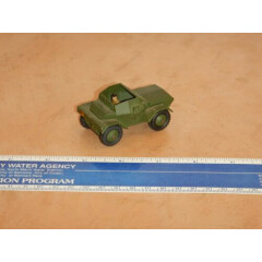VINTAGE, ORIGINAL DINKY MECCANO LTD #673 ARMY SCOUT CAR, MADE IN ENGLAND