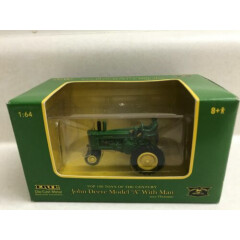 John Deere Model A with man 1/64 scale #15572A