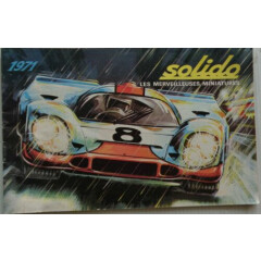 Solido Catalogue The Stupendous Cars 1971 Original