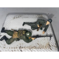 2-German Army MG34 Crew 21st Century Forces Valor 54mm-1/32 Figures Unimax !!