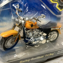 1:18 scale hot wheels Harley Davidson Fat Boy Plastic Parts Orange 