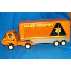 Vintage Tonka Toy Allied Van Lines Moving Company Co. Tractor Trailer Truck Old