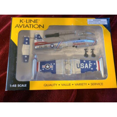 K-LINE USAF F-84G FIGHTER PLANE FOR WITH TOY TRAIN OR PLANE DIORAMA NIB