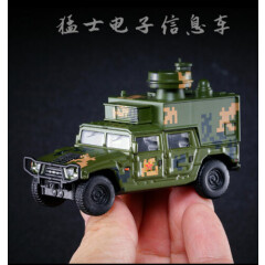 X CAR TOY 1/64 China DONGFENG Warriors Car Electronic Information Vehicle #80