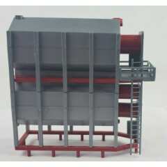 1/64 Standi Red Double Grain Dryer custom train display