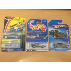 Lot of 3 Hot Wheels Chevrolet CAMARO Brand New in Box Sealed H121