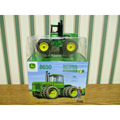 John Deere 8650 4WD 2016 National Farm Toy Show By Ertl 1/64th Scale >
