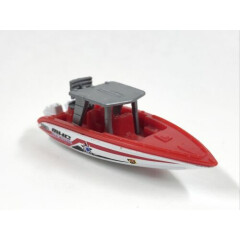 Matchbox 2000 Beach Patrol MHC Patrol Toy Speed Boat Red 1:64