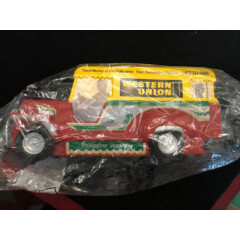 NEW 2005 Western Union PHILIPPINE JEEPNEY Coin Bank Collectible Unused & Sealed