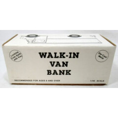 Vintage Ertl Bethlehem Steel #3946 Walk In Van Bank With Box & Key