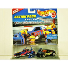 HOT WHEELS ACTION PACK OLD SCHOOL NASCAR RACING PIT CREW SET NEW IN 1996 PACKAGE