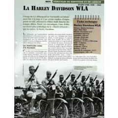 Sheet char/united state motorcycle 1939-1945 - the harley davidson broadband 