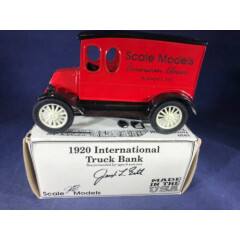 D3-25 AMERICAN CLASSIC 1:25 SCALE BANK - 1920 TRUCK - AUTOGRAPHED BY JOSEPH ERTL