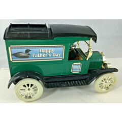 Fathers Day Collectible Gift Bank Ford Motor Co Vintage 1992 Green Die Cast New 