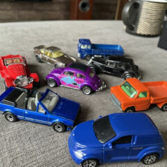 Matchbox Toys By Lesney,unboxed Vintage Manufacture Cars And Lorries X8