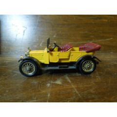 Vintage Matchbox Models of Yesteryear 1911 Yellow Daimler Y-13 With Original Box