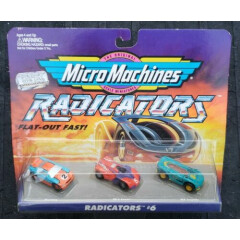 Micro Machines Radicators Set #6 Vehicle Set Galoob Vintage 1994 VHTF MISB 