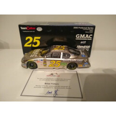 BRIAN VICKERS 2005 TEAM CALIBER #25 AUTOGRAPHED GMAC/DITECH NICKEL FINISH CHEVY