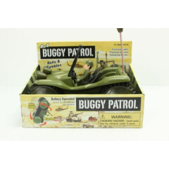 2011 Buggy Patrol Flashing Lights Antenna Army Military Jeep Tumbling Action Toy