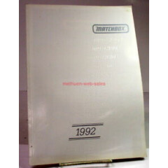 Matchbox~1992 Trade/Dealer Catalog~