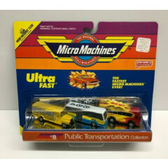 1989 Micro Machines ULTRA FAST Public Transportation Collection #8 * Rarely Seen