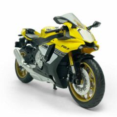 1:12 Scale Yamaha YZF-R1 Motorcycle Model Diecast Sport Bike Toy Kids Yellow