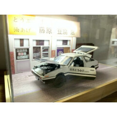######1/18 1/32 Initial D Tofu Shop With LED Light Yumebox Display Toyota AE86##
