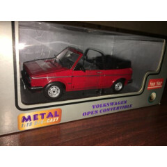 cabriolet golf 1/18 diecast rare red colour volkswagen new in box never open