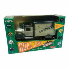 VTG Collectable NFL Dallas Cowboys Truck Die Cast Metal Bank 1993 Made in USA 