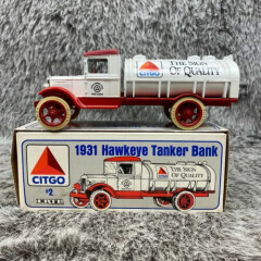 Citgo Oil Die Cast Truck Bank 1931 Hawkeye ERTL Vintage 1991 NOS