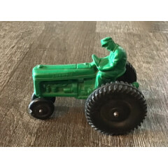Vintage Green Auburn Rubber Toy Tractor