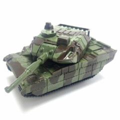 Green Tank Cannon Military Model Miniature 3D Kids Educational Toy GifA P5