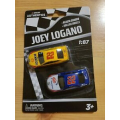 2020 Wave 1 Joey Logano AAA Shell Pennzoil 1/87 NASCAR Authentics Twin Pack