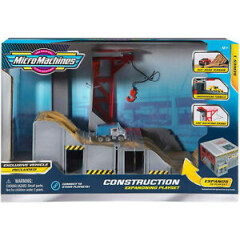CONSTRUCTION expanding playset NEW micro machines EXCLUSIVE VEHICLE series 1