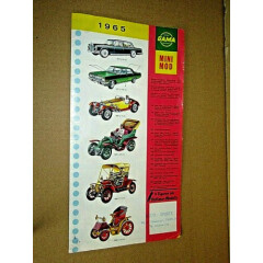 440Q 1965'S Gama Mini Mod Catalogue 8 Pages 5 13/16X11in + Stamp Shop Paris