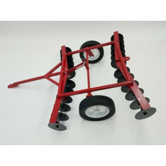 Pedal Tractor Disc attachment made form steel red