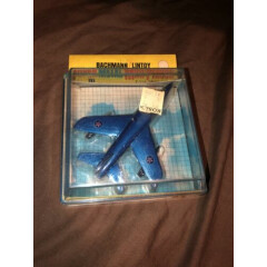 Vintage Lintoy F11 F-1 Tiger Blue Angels Fighter Plane RARE In Package