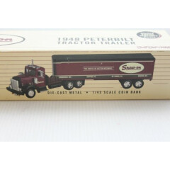 Snap-On 1948 Peterbilt 1:43 Scale Diecast Tractor Trailer Bank
